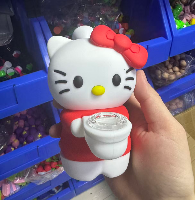 A2013 Hello Kitty Silicone Bong Pipe
