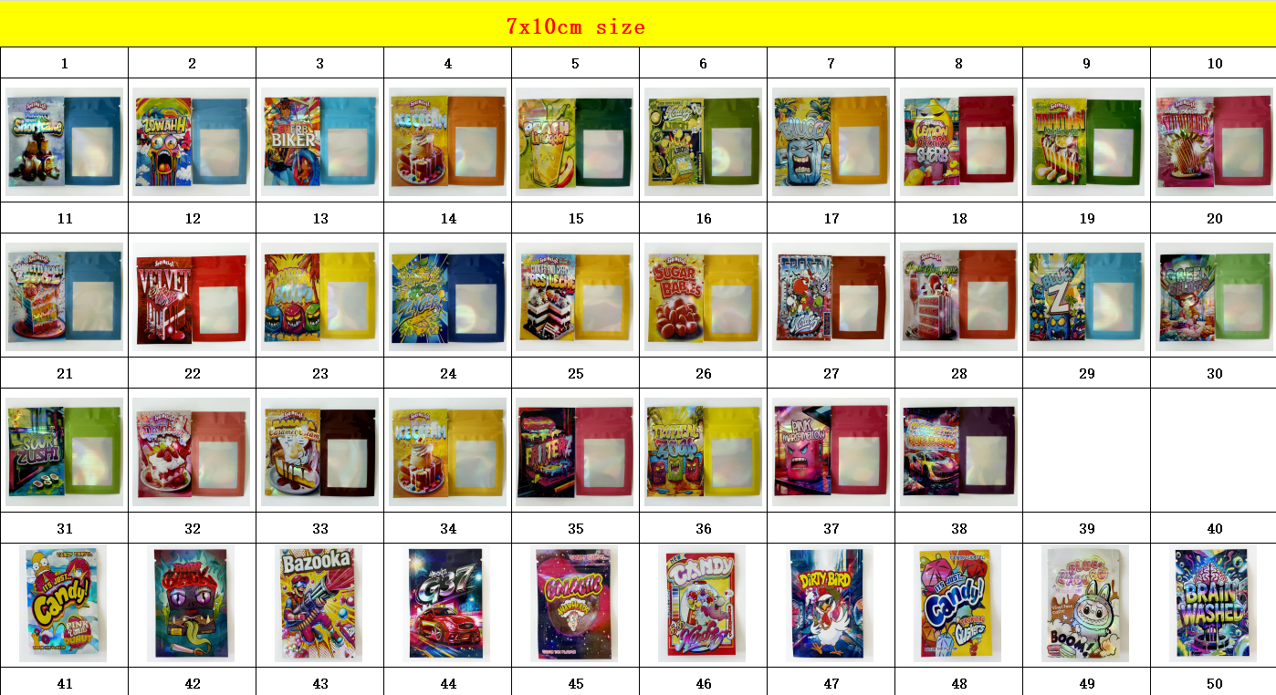 A858 Pocket 7x10cm Size For 1g and Many Different Model to chooes