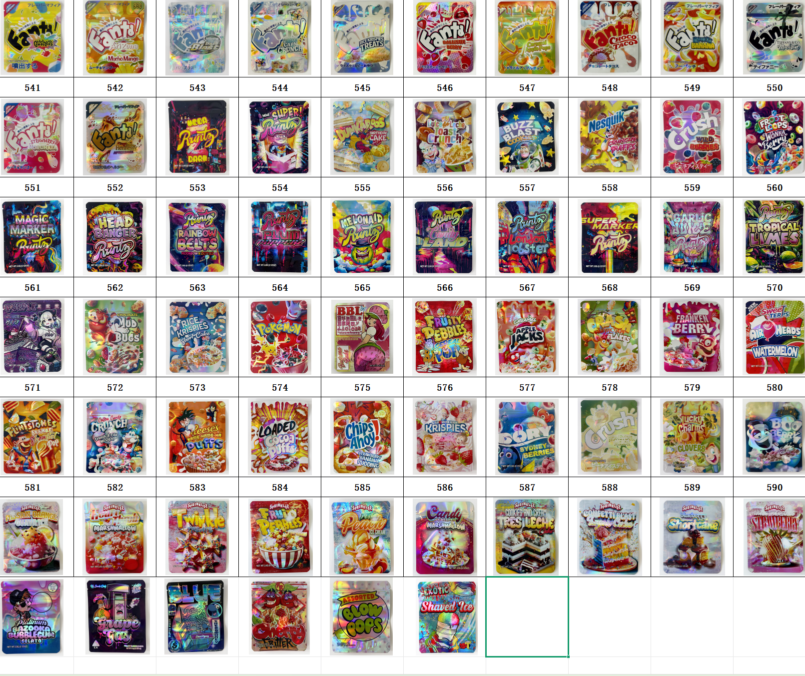 A857 Pocket 12.5x10cm For 3g and Many Different Model To Chooes