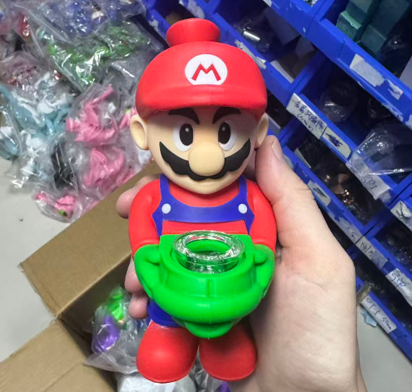 A2032 Mario Silicone Bong Pipe