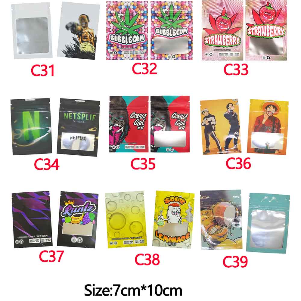 A858 Pocket 7x10cm Size For 1g and Many Different Model to chooes