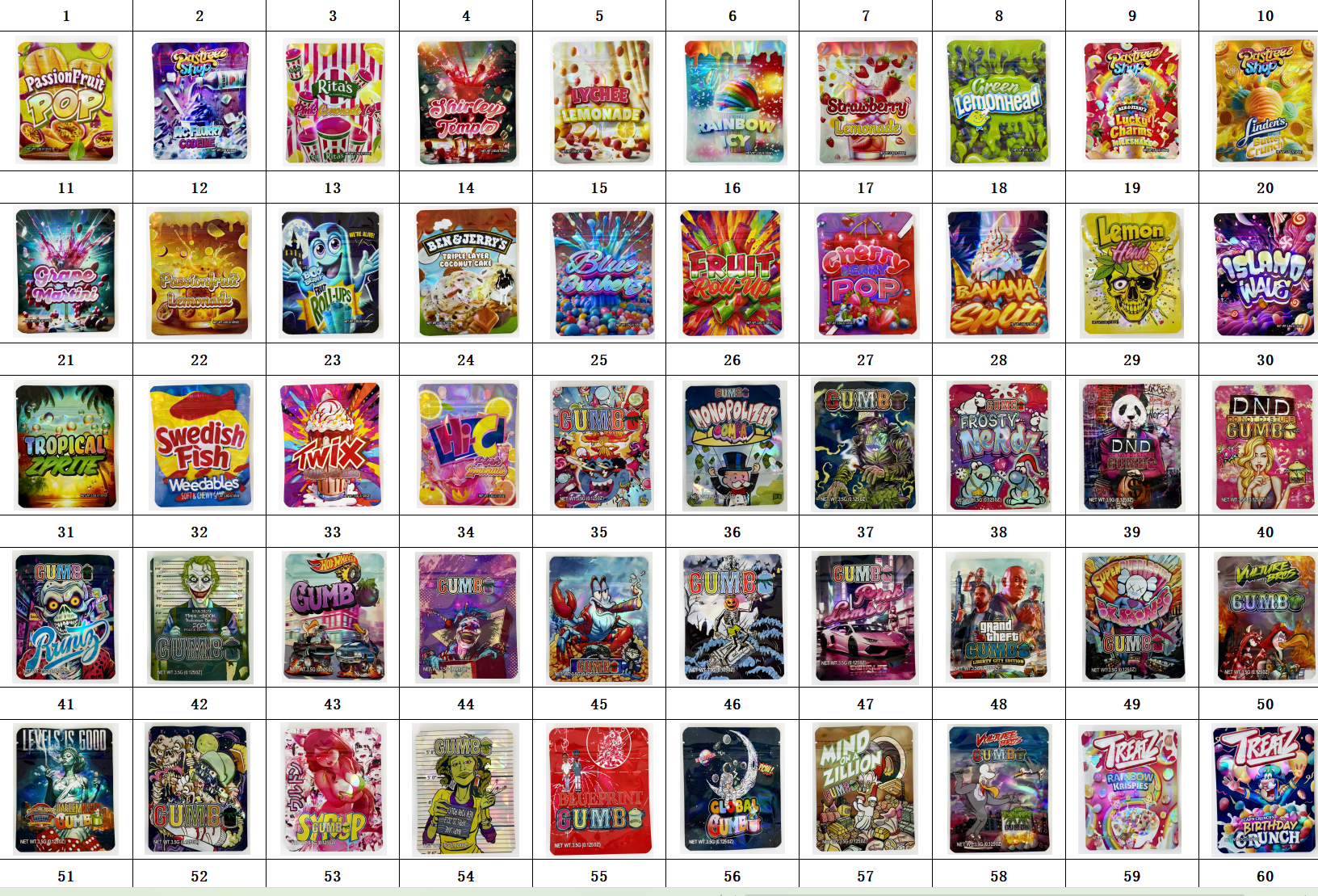 A857 Pocket 12.5x10cm For 3g and Many Different Model To Chooes