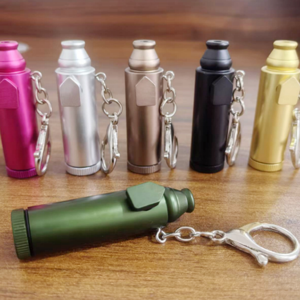 A721 Metal Sniffer Snull With Keychain
