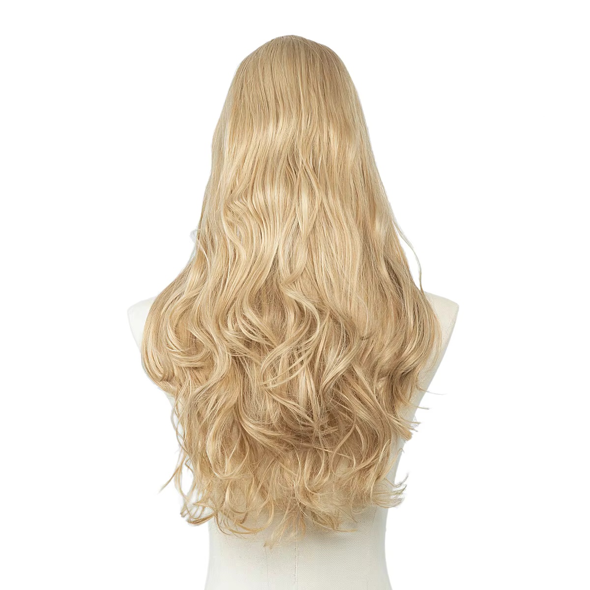 U-образная часть парик волна тела полу-U-образная форма синтетическая волна тела без клея предварительно вытягивается женская натуральная линия роста волос22/613