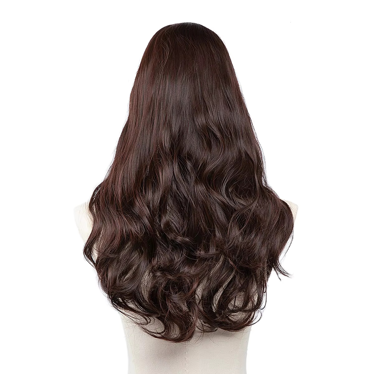 U-образная часть представляет собой термостойкую волнистую завивку для волос, а U-образный парик с полной головой имеет длину 24 дюйма и подходит для женщин 2/33