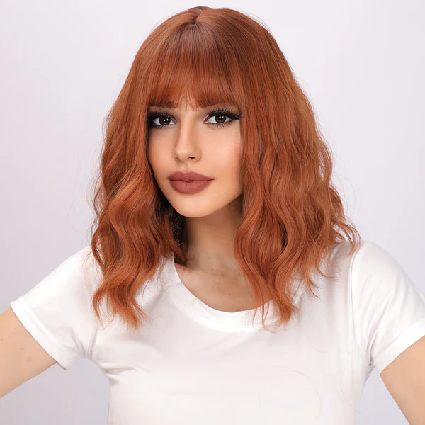 Европейский и американский парик из кудрявых волос с волнами ветра короткий парик из высокотемпературного шелка-это модно.