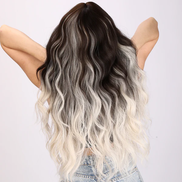 Волнистый синтетический парик