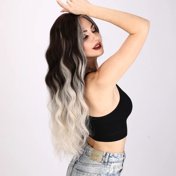 Волнистый синтетический парик