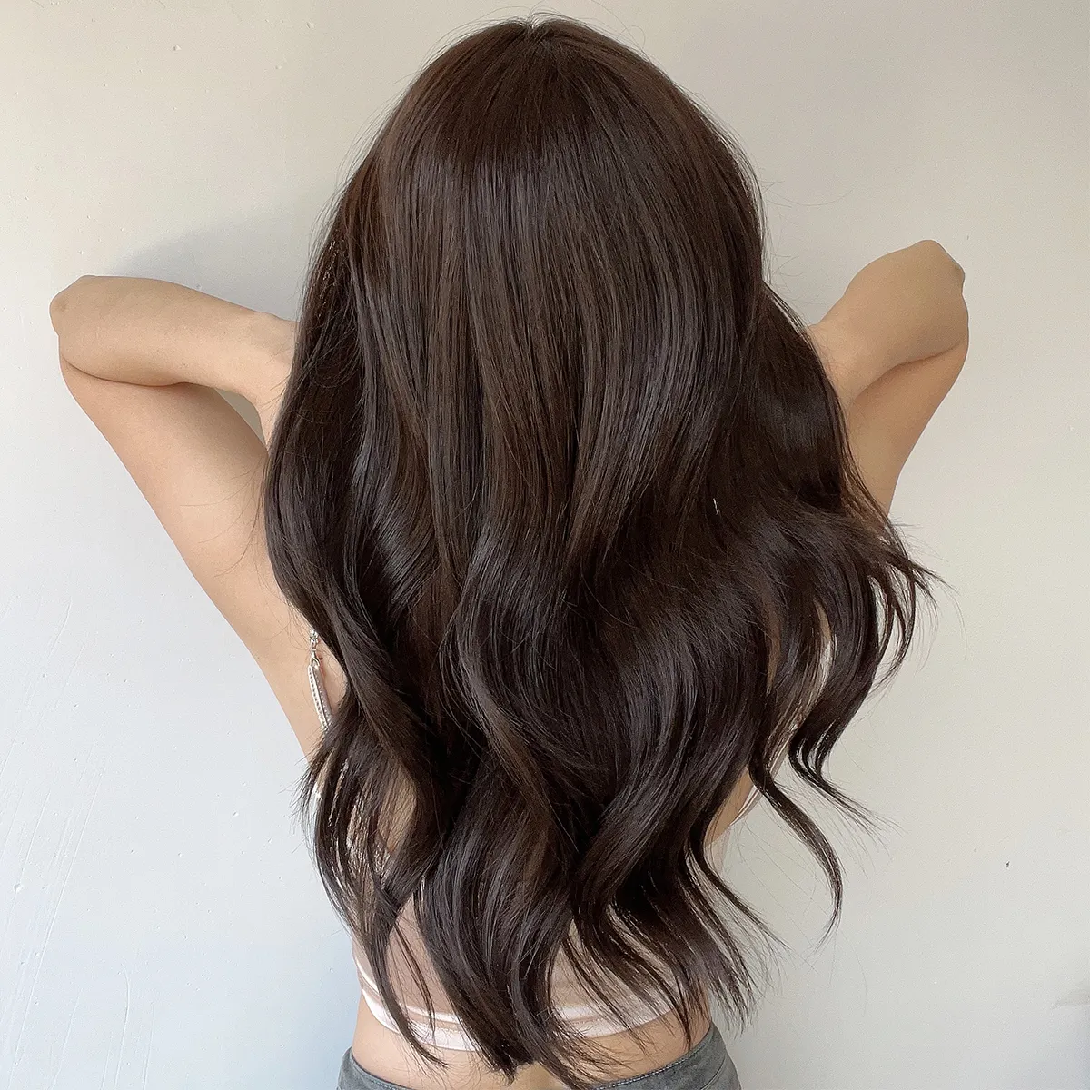 Горячая волна тела Девственная кутикула выравнивание Перуанское кружево Поставщик волос HD Кружево Передний Парик Черный Женский FUTERA Кружевной Парик SM9012