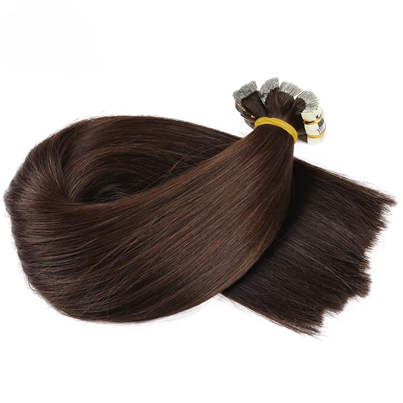 Barato por atacado extensões de cabelo fita invisível, fita em extensões do cabelo humano, extensão do cabelo humano#2