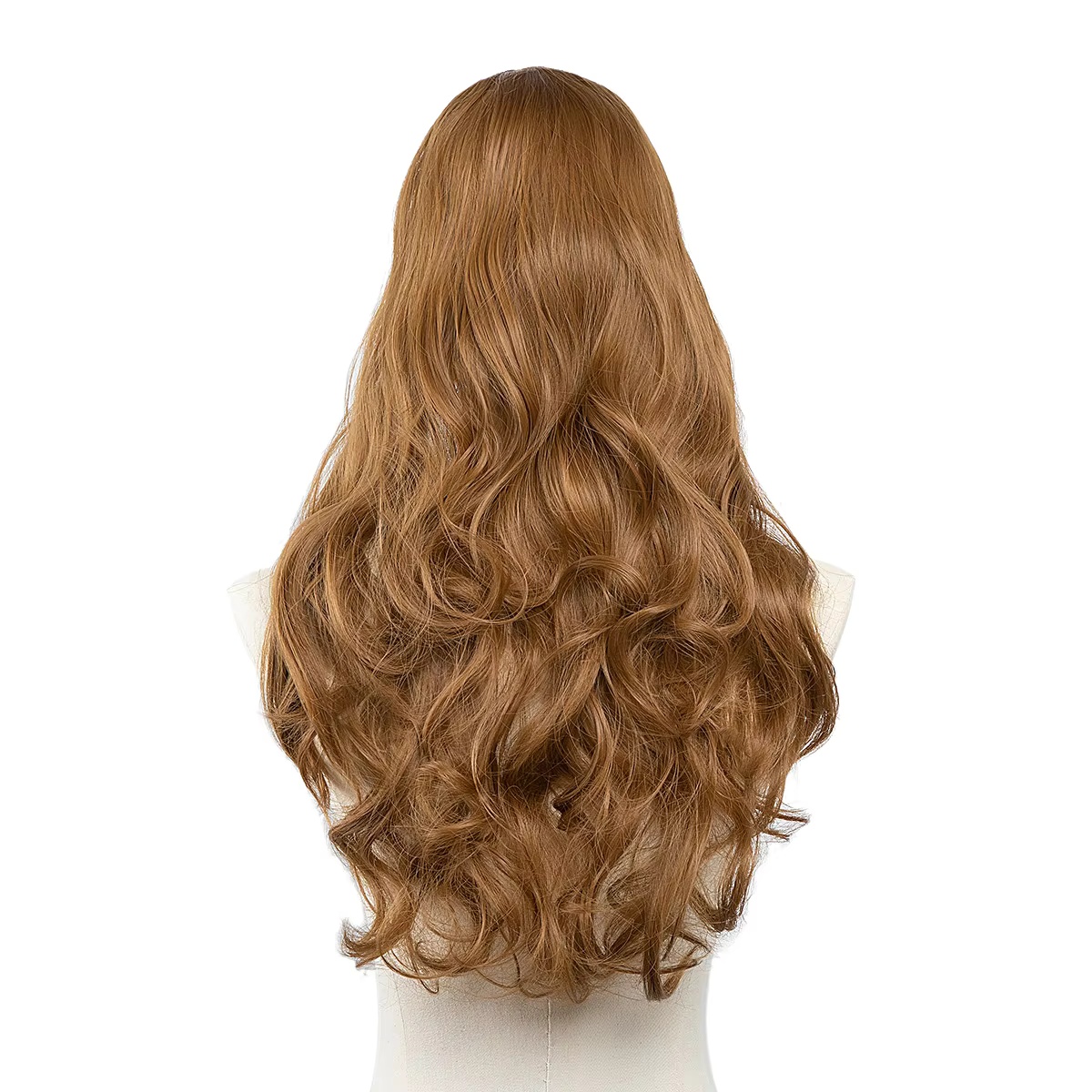 U-образная часть представляет собой термостойкую волнистую завивку для волос, а U-образный парик с полной головой имеет длину 24 дюйма и подходит для женщин 27#