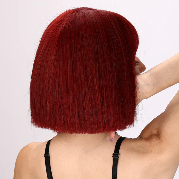 Оптовая продажа, Лидер продаж, популярный модный парик SMILCO, европейский и американский винный парик с красной волной на голове, парик из кружева, продавцы