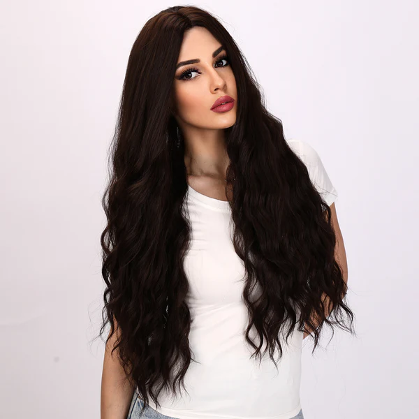 2023 Лидер продаж, парики со смайлами, европейские и американские модные парики, черные волнистые вьющиеся волосы, женские парики