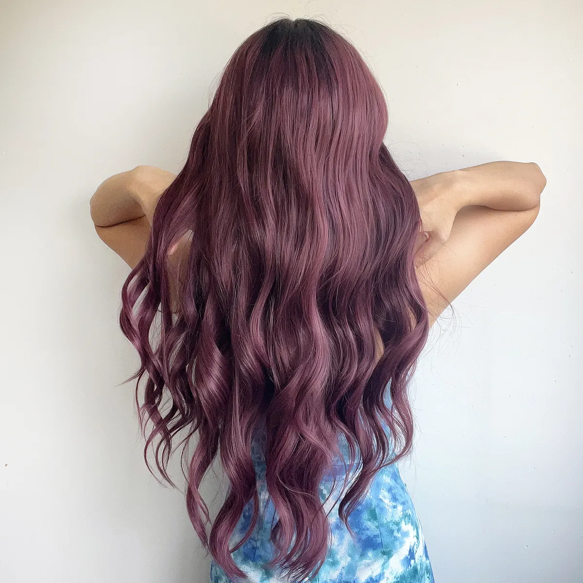 Т-образный кружевной передний парик, черная женская волна тела, глубокий завиток, синтетический кружевной передний парик, термостойкое волокно косплей, парик