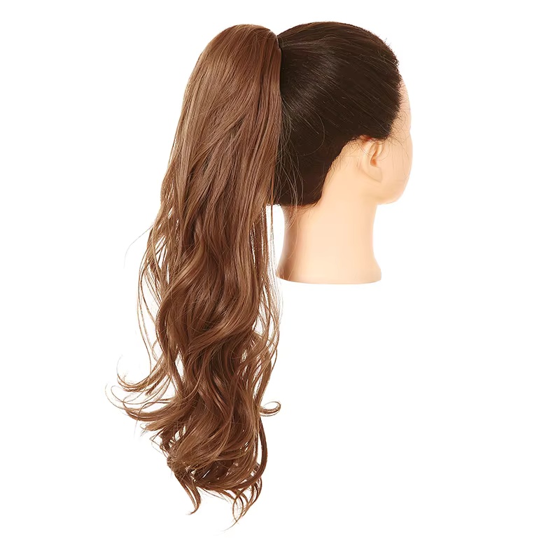 синтетический кудрявый длинный омбре невидимый мгновенный зажим для когтей хвост парик с хвостом удлиненный для кавказских женщин30#