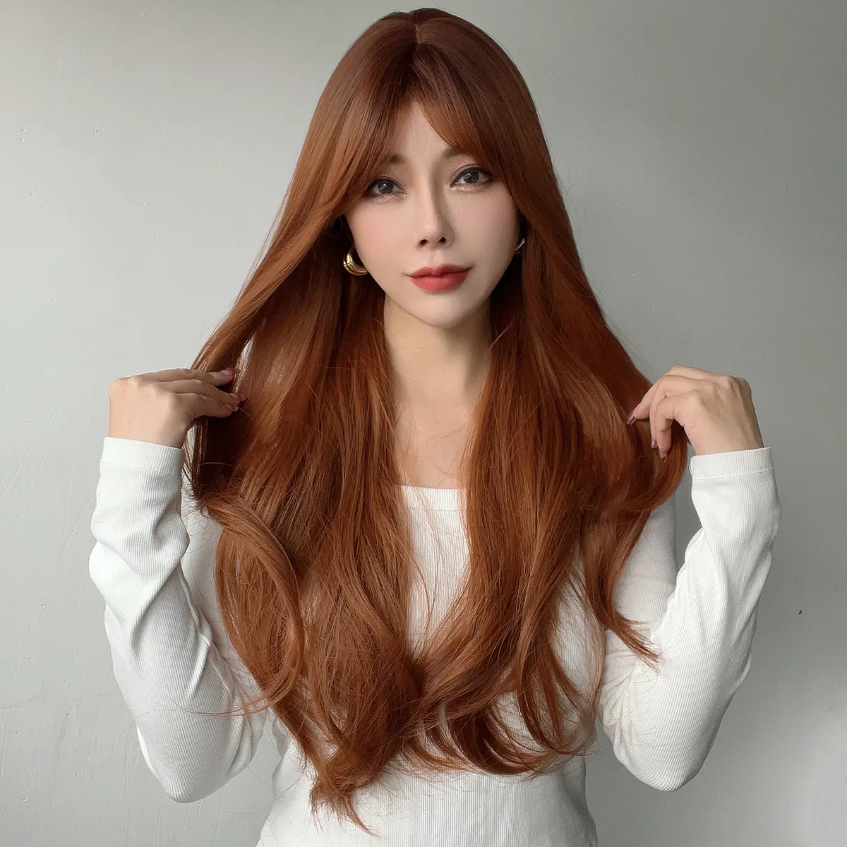 европейские и американские модные парики черные и светлые градиентные локоны для женщин черные женские парики