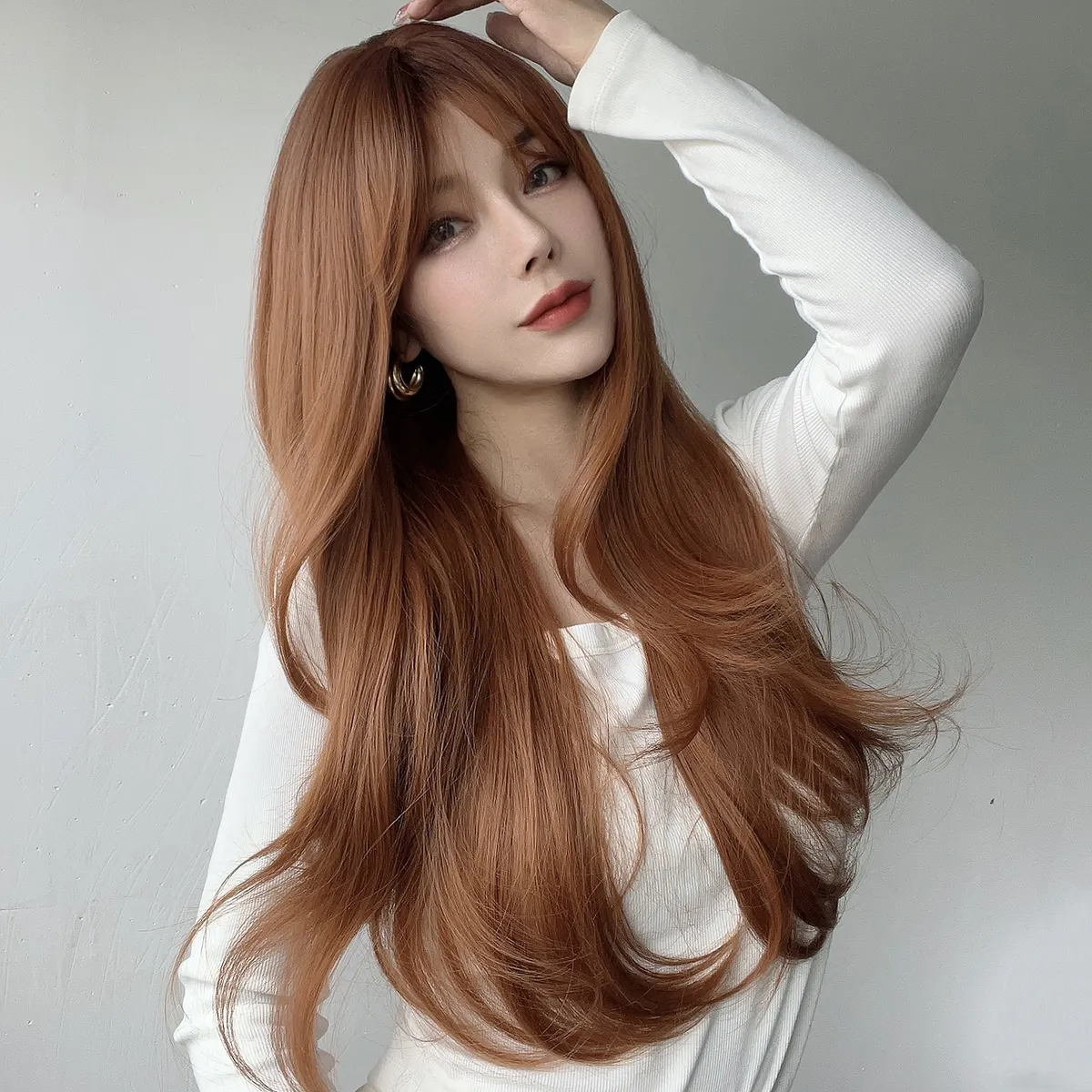 европейские и американские модные парики черные и светлые градиентные локоны для женщин черные женские парики