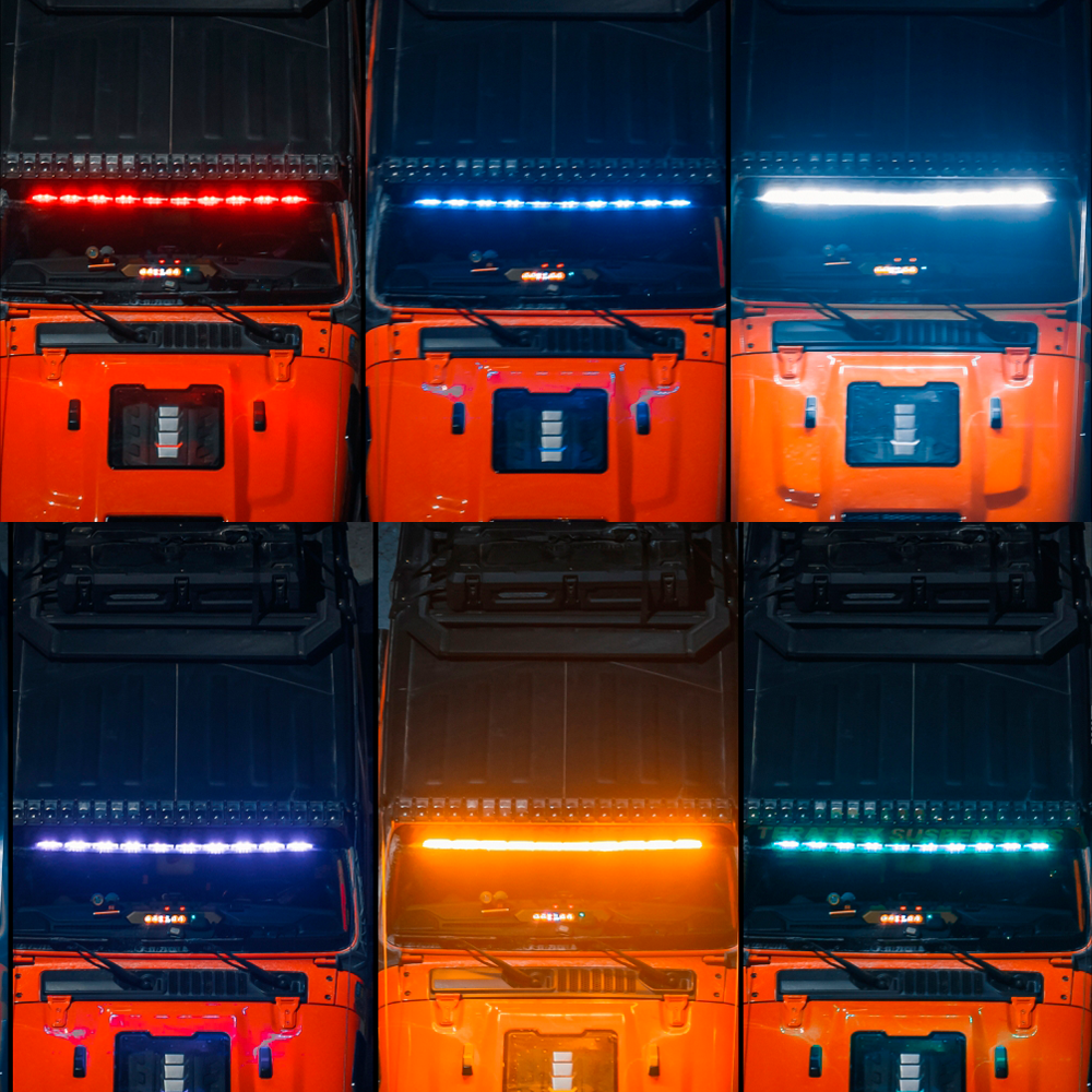 Off Road LED Inside Light Bar for Jeep Wrangler Gladiator JL JT Trucks 51.5