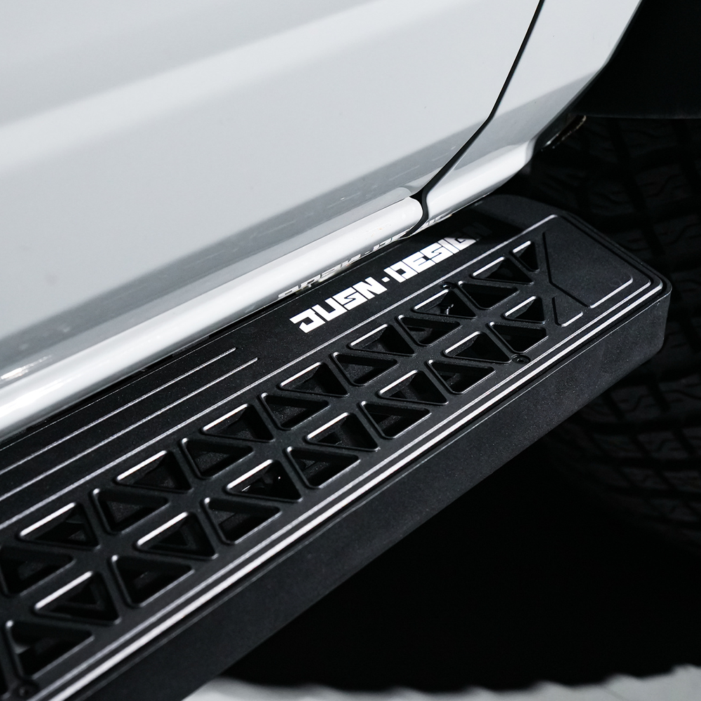 Truck Running Boards for Ford Bronco 2021 2022 2023 2024 2025 w/ w/o Rock Rails, Side Steps Bars Sliders - 1 Pair - JUSNDESIGN