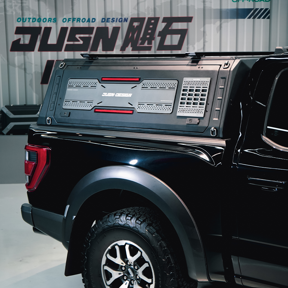 Aluminum Metal Canopy for Ford F150 Pickup Bed Hard Topper Cap - JUSNDESIGN