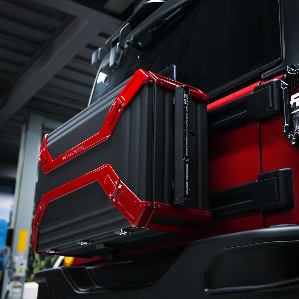 Shovel Holder for Ford Ranger Tailgate Flag Pole Bracket Mounting - JUSNDESIGN