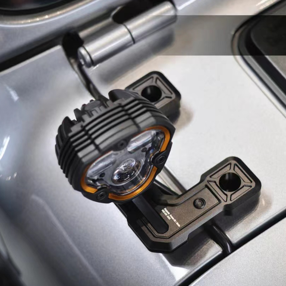 LED Ditch Spot Lights Mounting Bracket for Jeep Wrangler Gladiator JT JL Hood A Pillar Mounts Pod Auxiliary Light Bar Brackets - 1 Pair - JUSNDESIGN