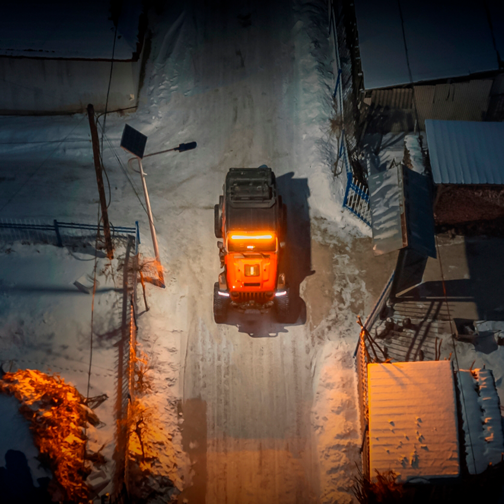 Off Road LED Inside Light Bar for Jeep Wrangler Gladiator JL JT Trucks 51.5