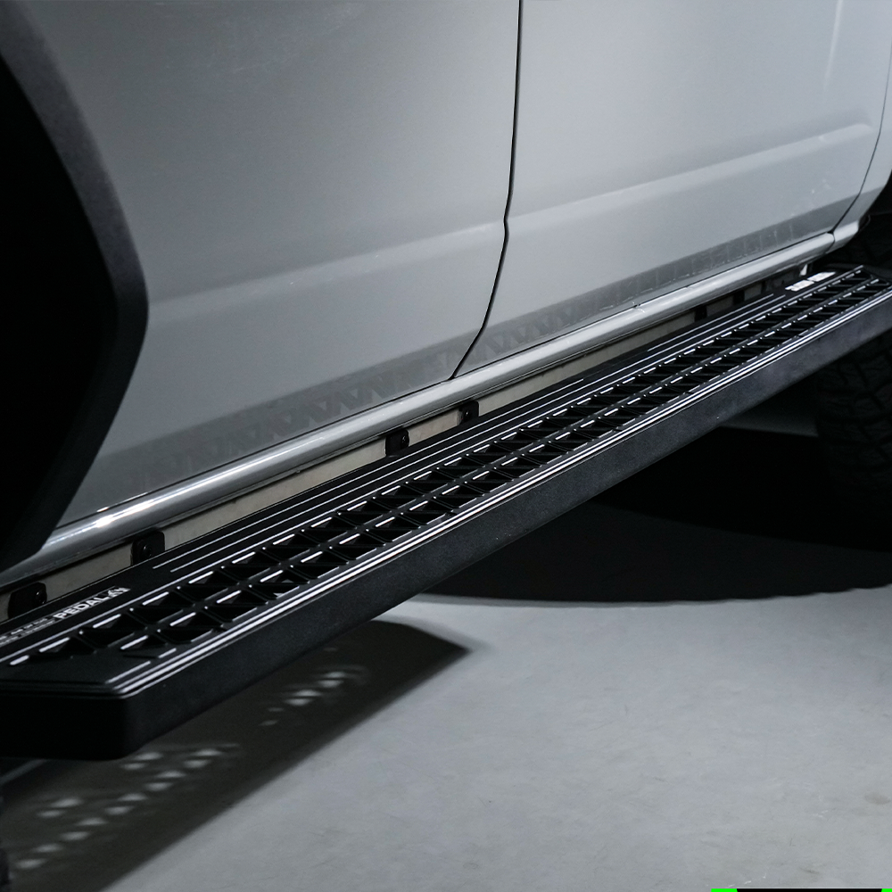 Truck Running Boards for Ford Bronco 2021 2022 2023 2024 2025 w/ w/o Rock Rails, Side Steps Bars Sliders - 1 Pair - JUSNDESIGN