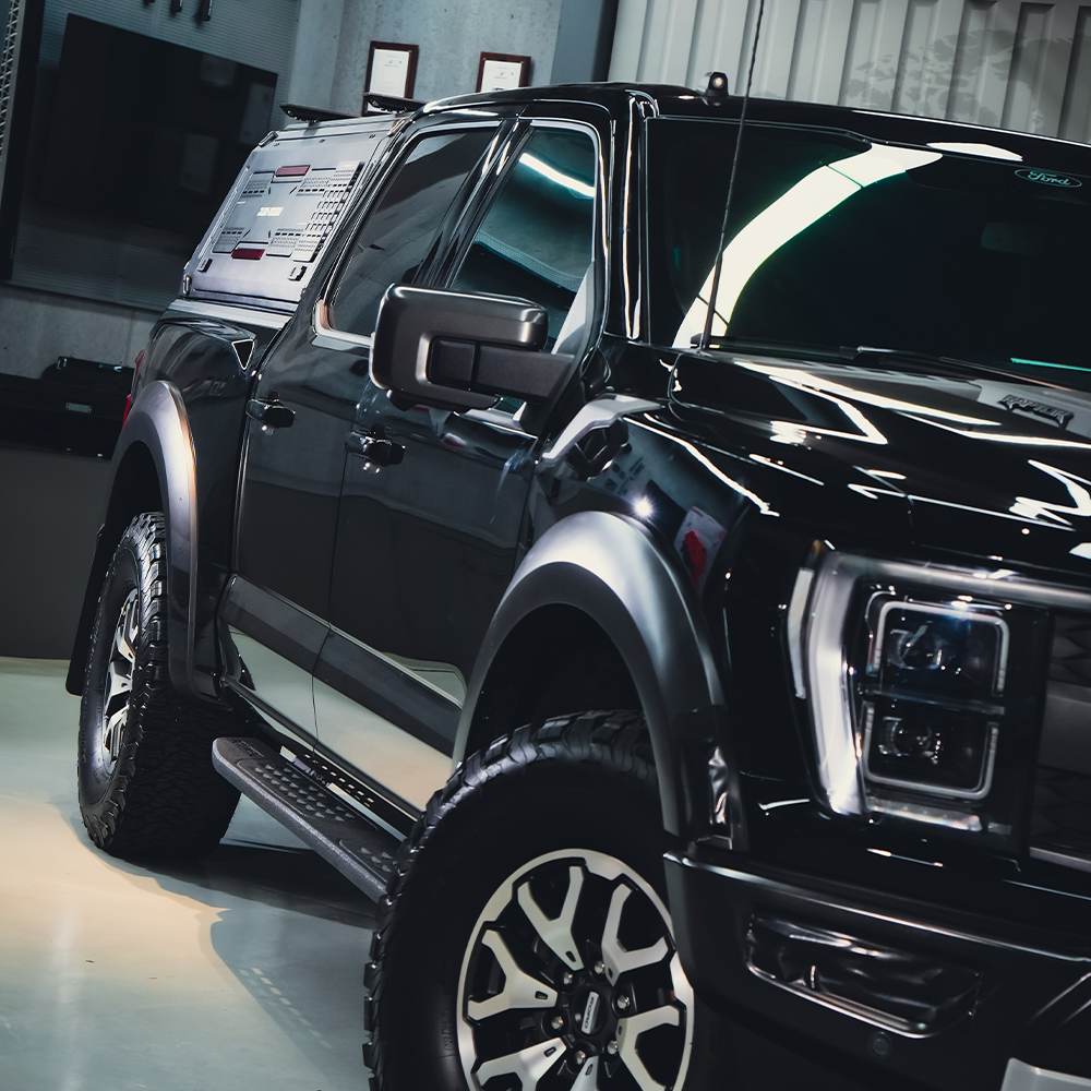 Aluminum Metal Canopy for Ford F150 Pickup Bed Hard Topper Cap - JUSNDESIGN