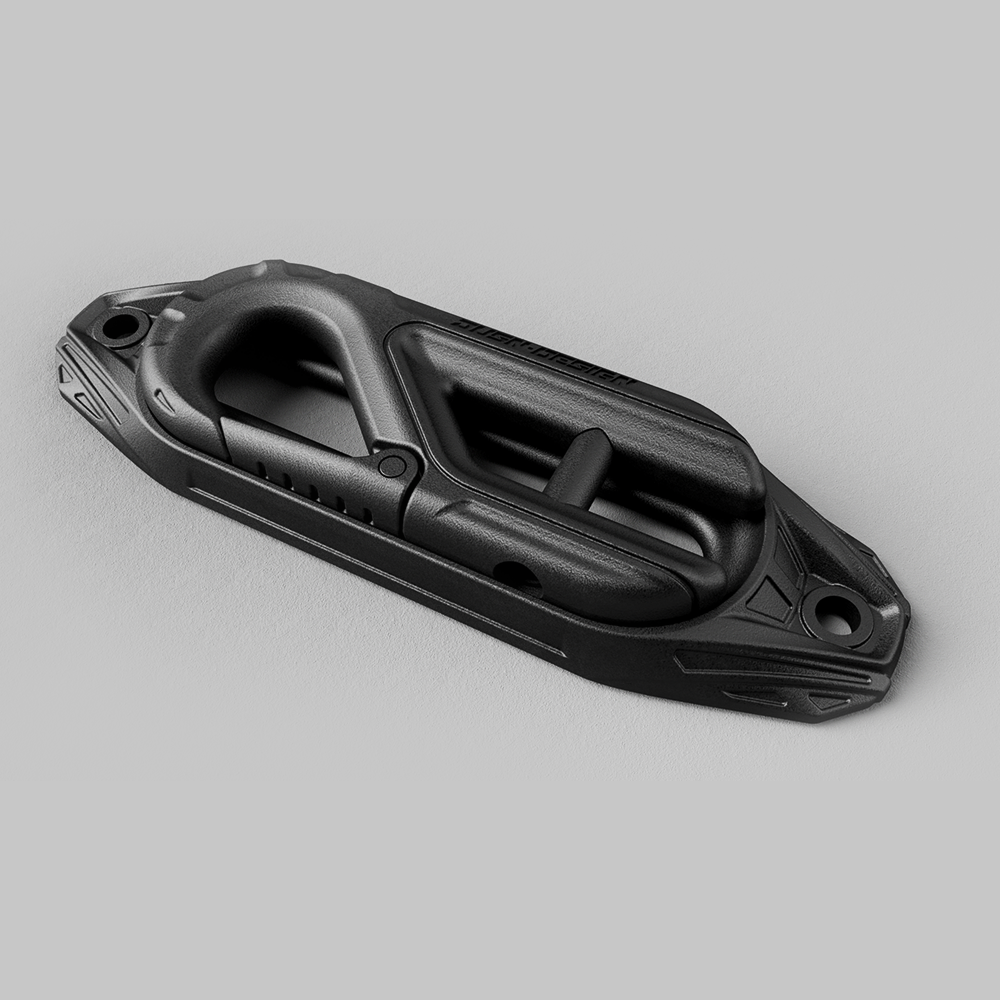 Winch Hawse Fairlead Towing Hook Set for Chevy Toyota Ford Dodge RAM Jeep GMC Nissan Mazda Accessories Rollers Guide Synthetic Rope Cable - Steelless 1 PCS - JUSNDESIGN