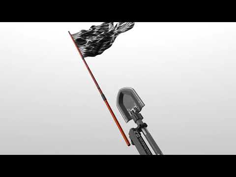 Shovel Holder for Ford Ranger Tailgate Flag Pole Bracket Mounting - JUSNDESIGN