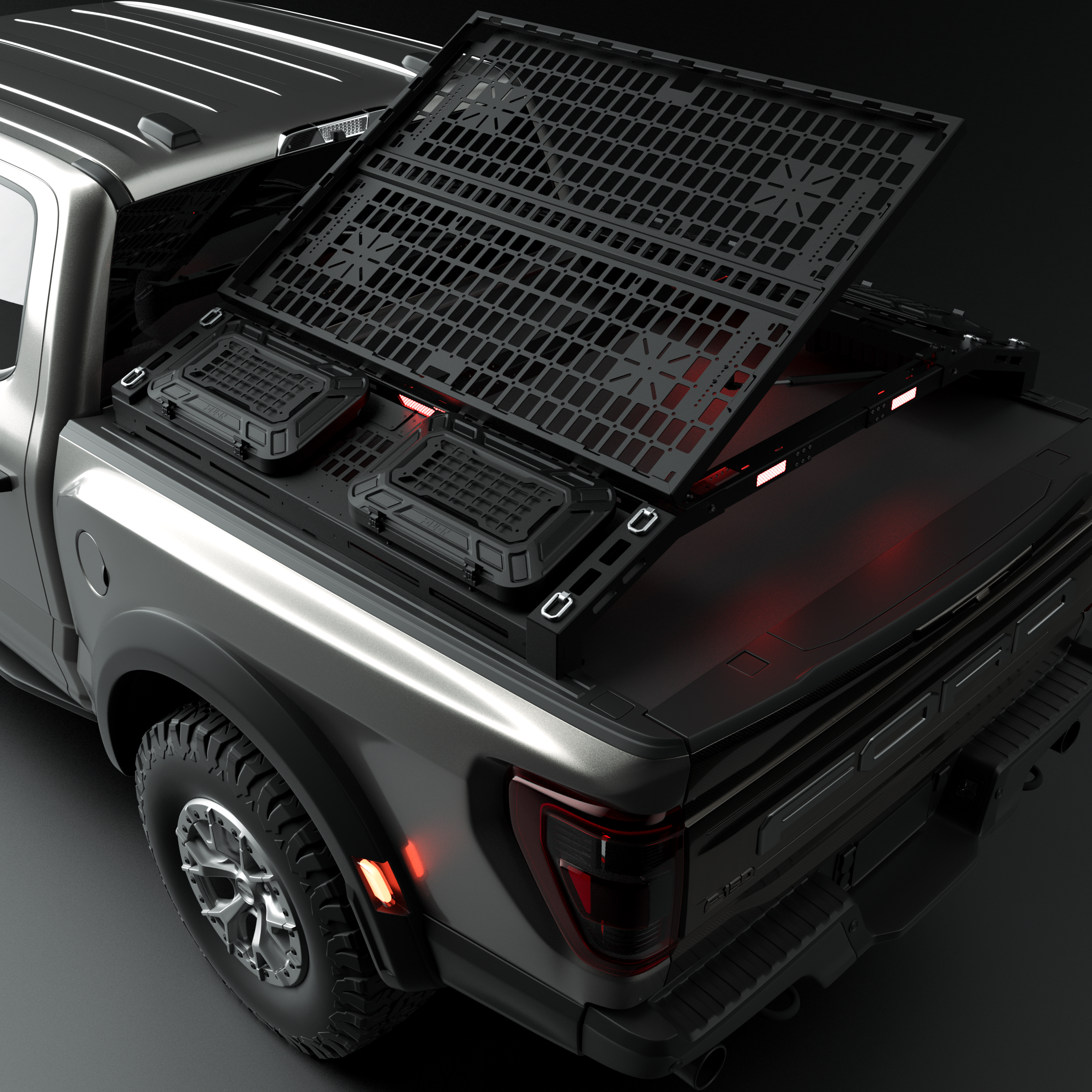 JD3 Pickup Truck Bed Organizer Rack - JUSNDESIGN