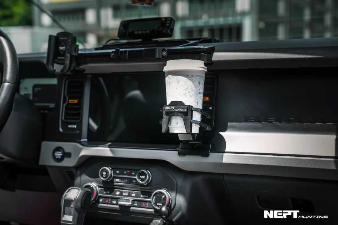 Ford Bronco Mechanical AC Cup Holder - JUSNDESIGN