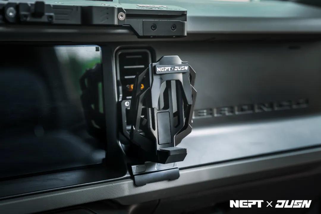 Ford Bronco Mechanical AC Cup Holder - JUSNDESIGN