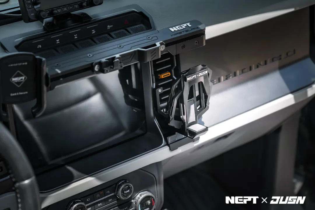 Ford Bronco Mechanical AC Cup Holder - JUSNDESIGN