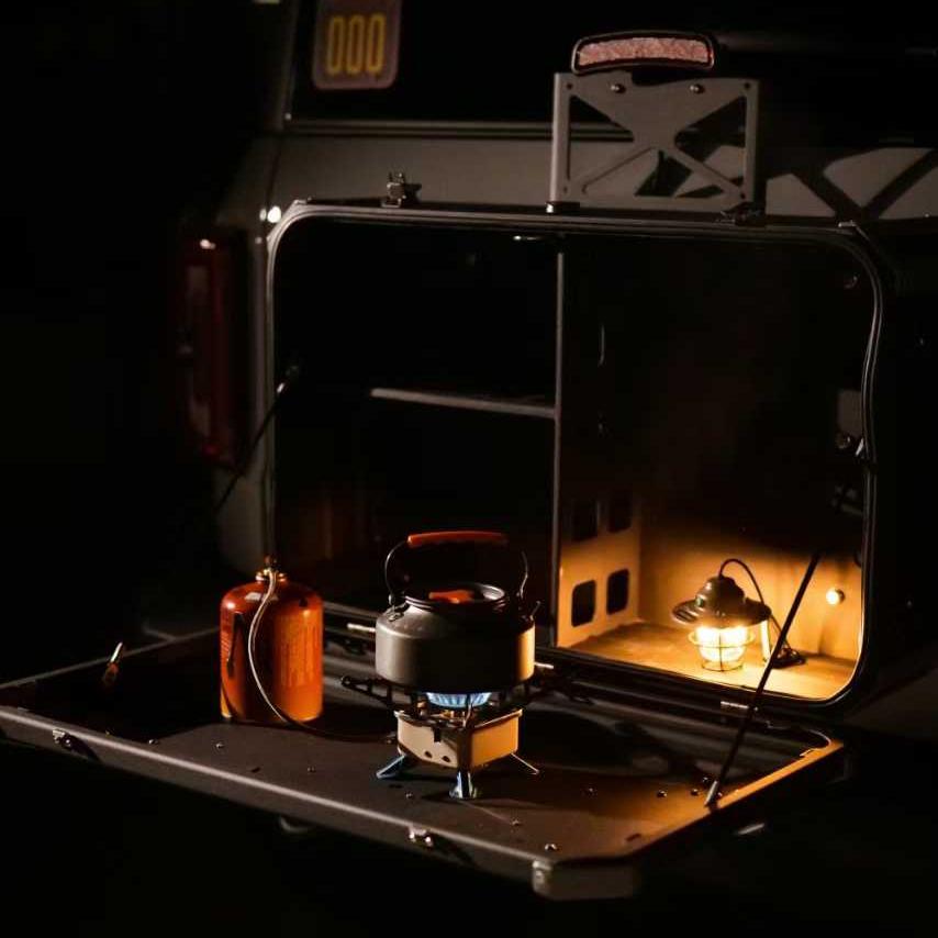 Jeep Wrangler JL JK Trunk Organizer Toolbox, Tailgate Lock Storage Box - JUSNDESIGN