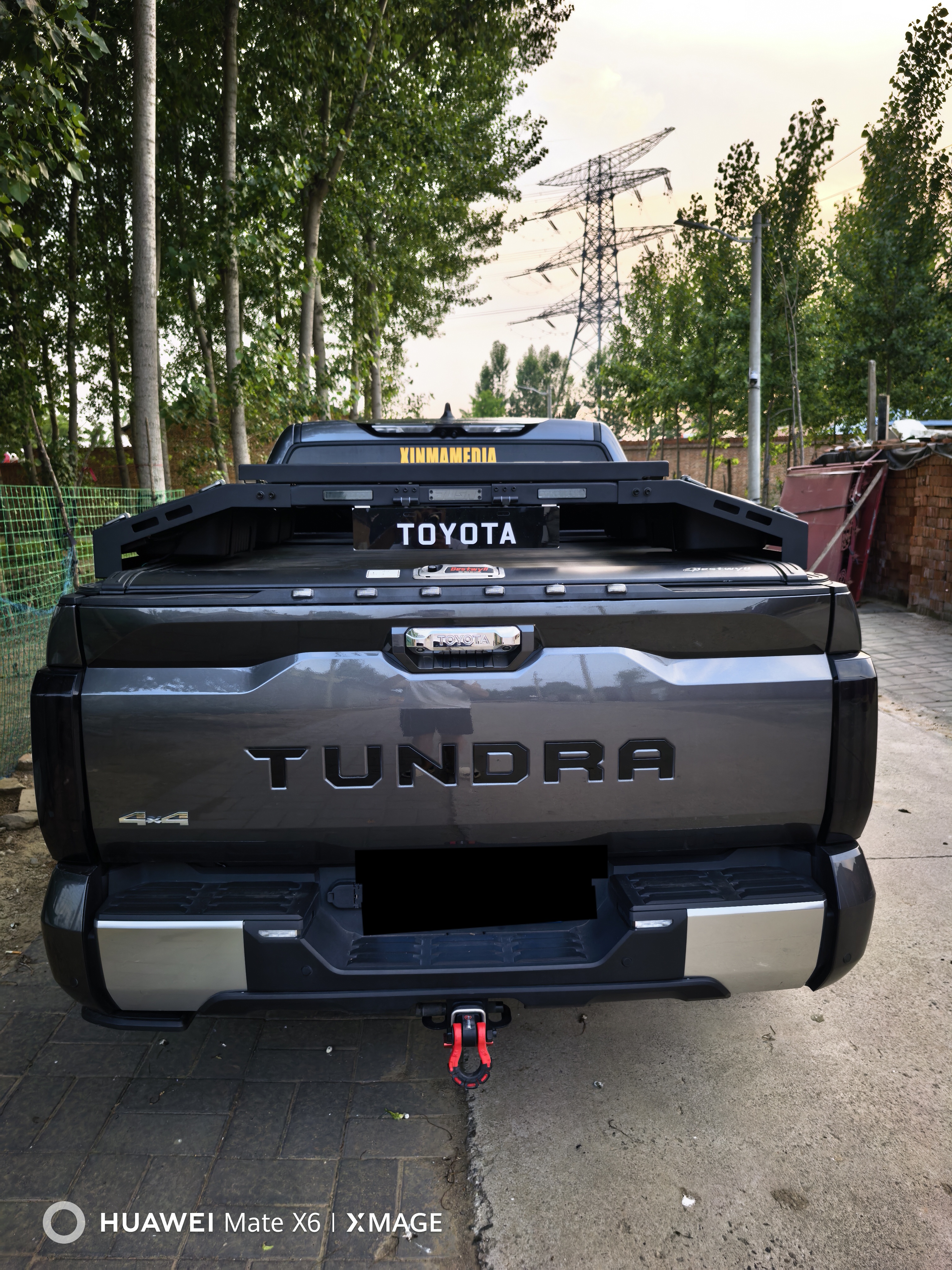 Truck Bed Cargo Toolbox for Toyota Tundra Pick up Organizers and Storage Luggage Racks System - JUSNDESIGN