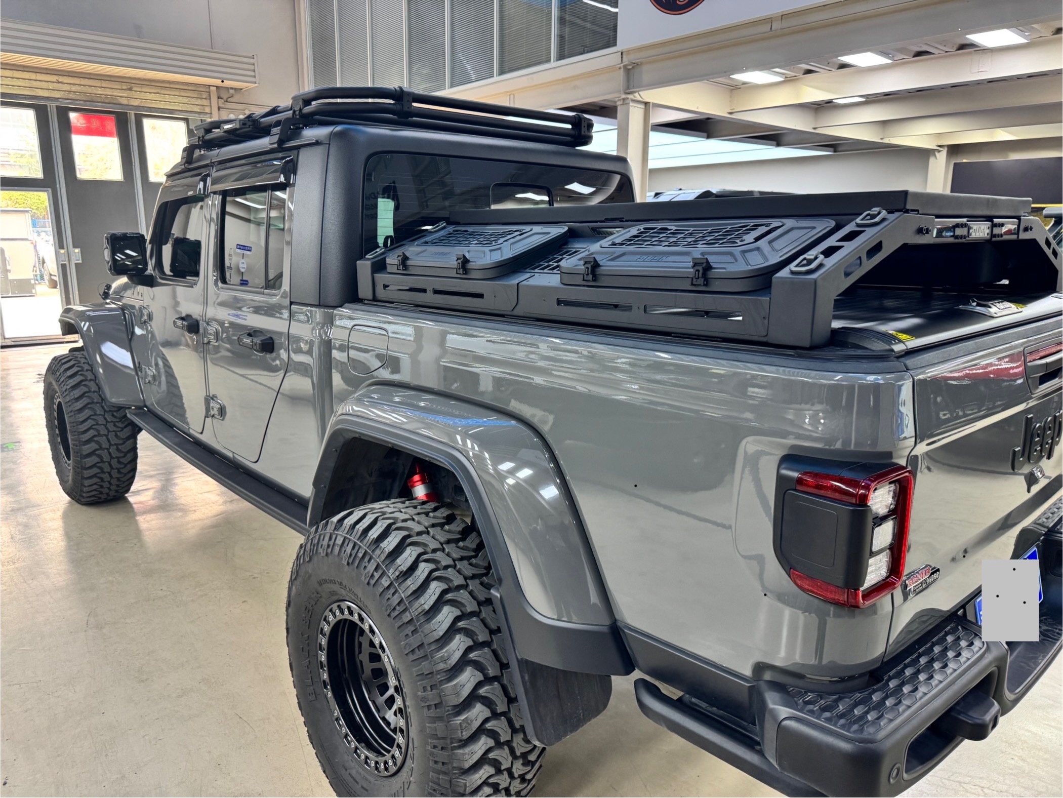 Truck Bed Organizers and Storage System for Jeep Wrangler JT Pickup Back Tool Box Bin Rack Basket - JUSNDESIGN