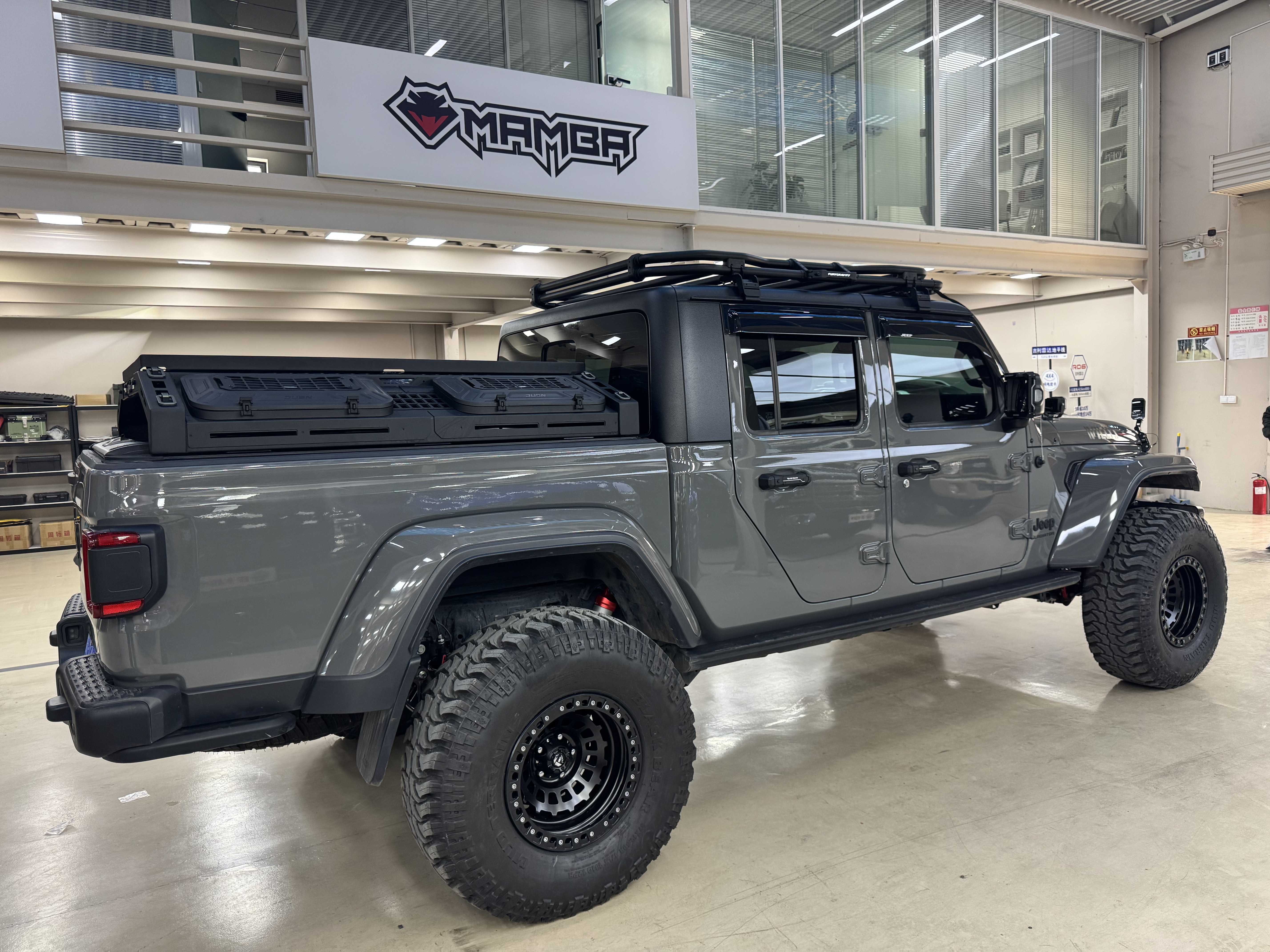 Truck Bed Organizers and Storage System for Jeep Wrangler JT Pickup Back Tool Box Bin Rack Basket - JUSNDESIGN