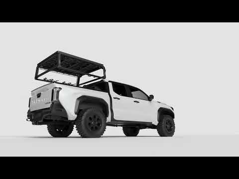 Pickup Trucks Bed Canopy Caps Toppers Tub Rack System, Cab Hard Top Cargo Canopies Shells W/ Drawers Trays Tool Boxes Bars - BASR Design
