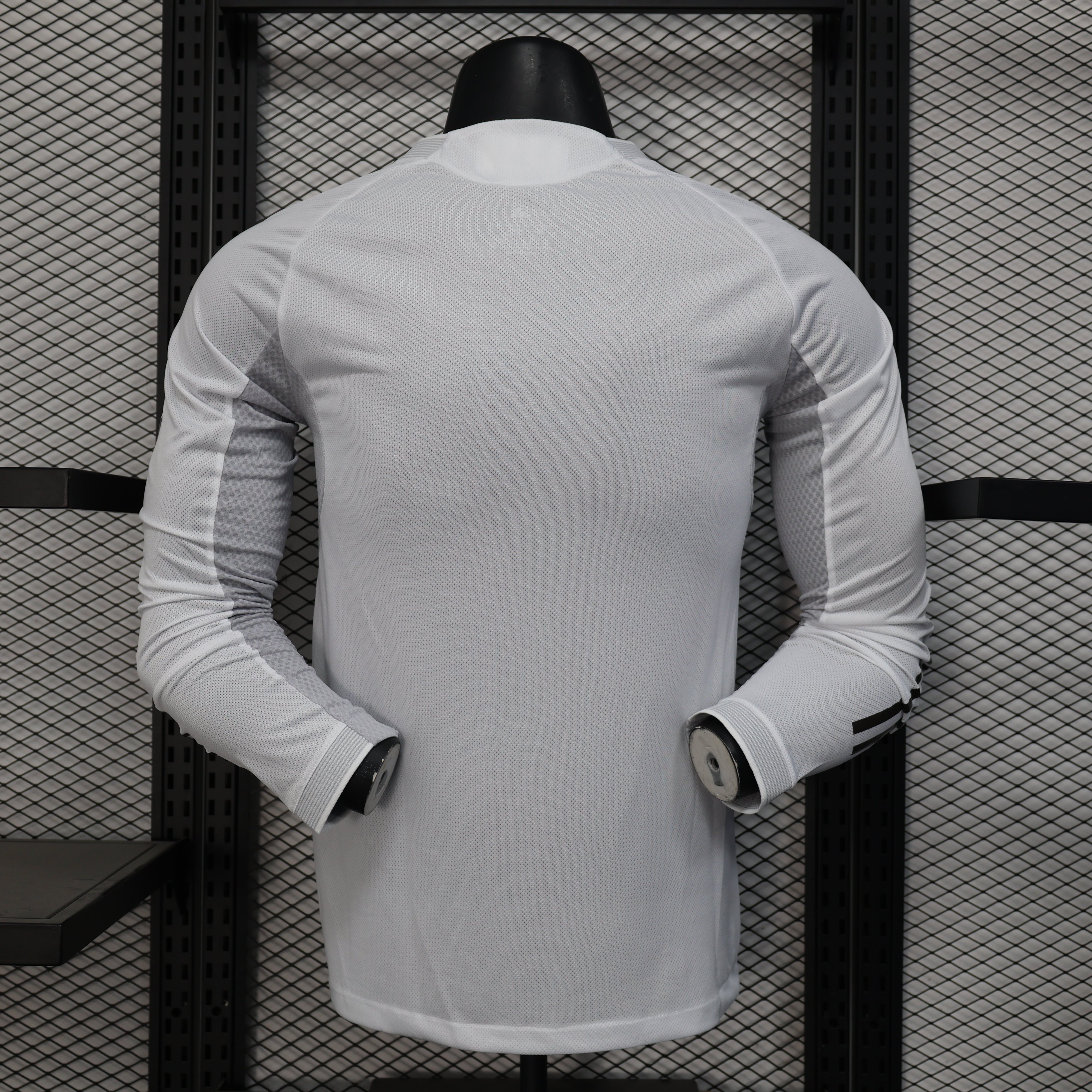 2025-26 Real Madrid Home Long Sleeve Player Edition S-XXL