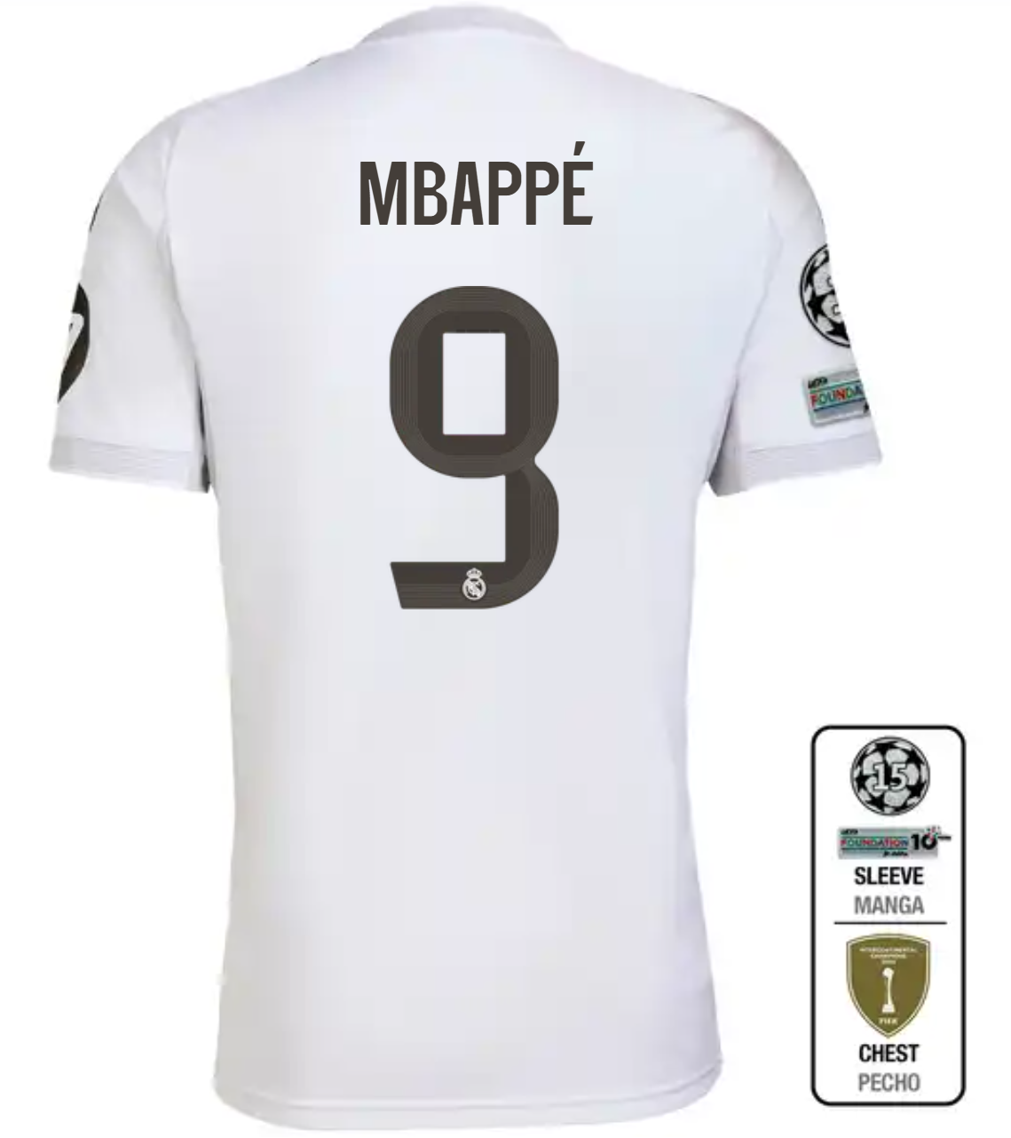 2025-26 Real Madrid home S-4XL