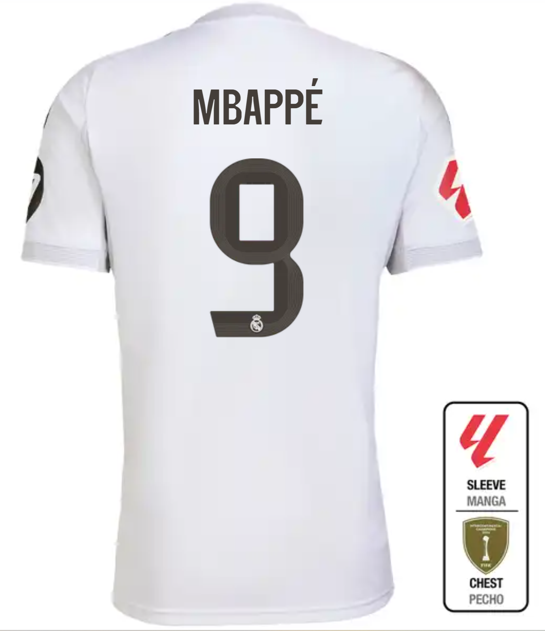 2025-26 Real Madrid home S-4XL