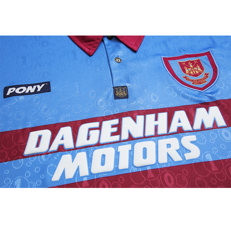 Retro Long sleeve 1995-1997 West Ham United (LS) away: S-XXL