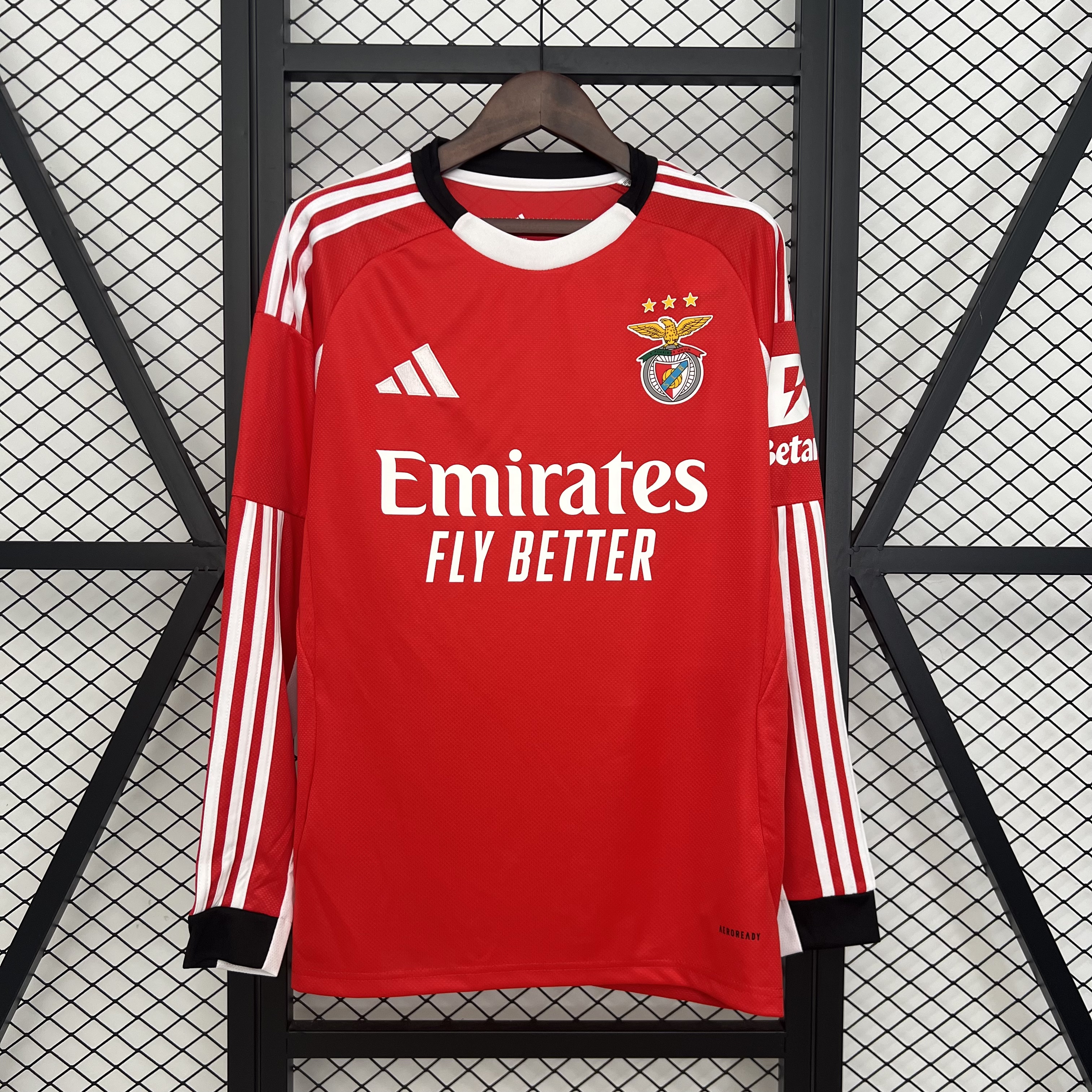 2025-26  Benfica Home Long Sleeve Jersey S-XXL
