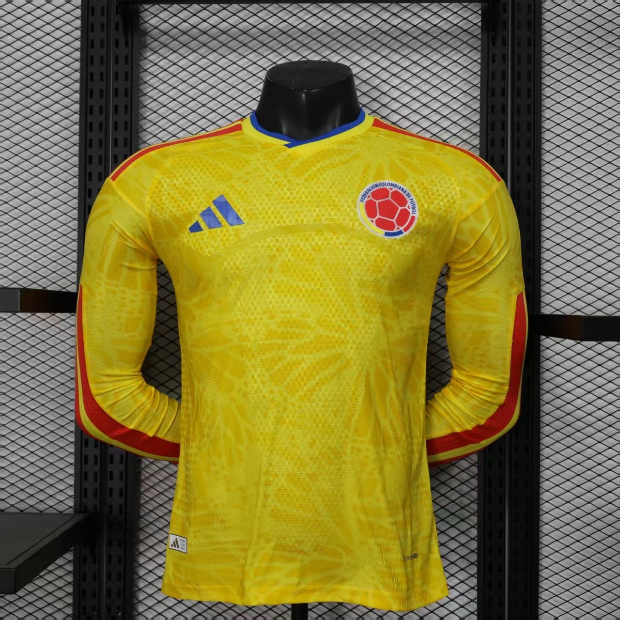 2026-27 Player edition Colombia Home Long Sleeve Jerseys :S-XXL