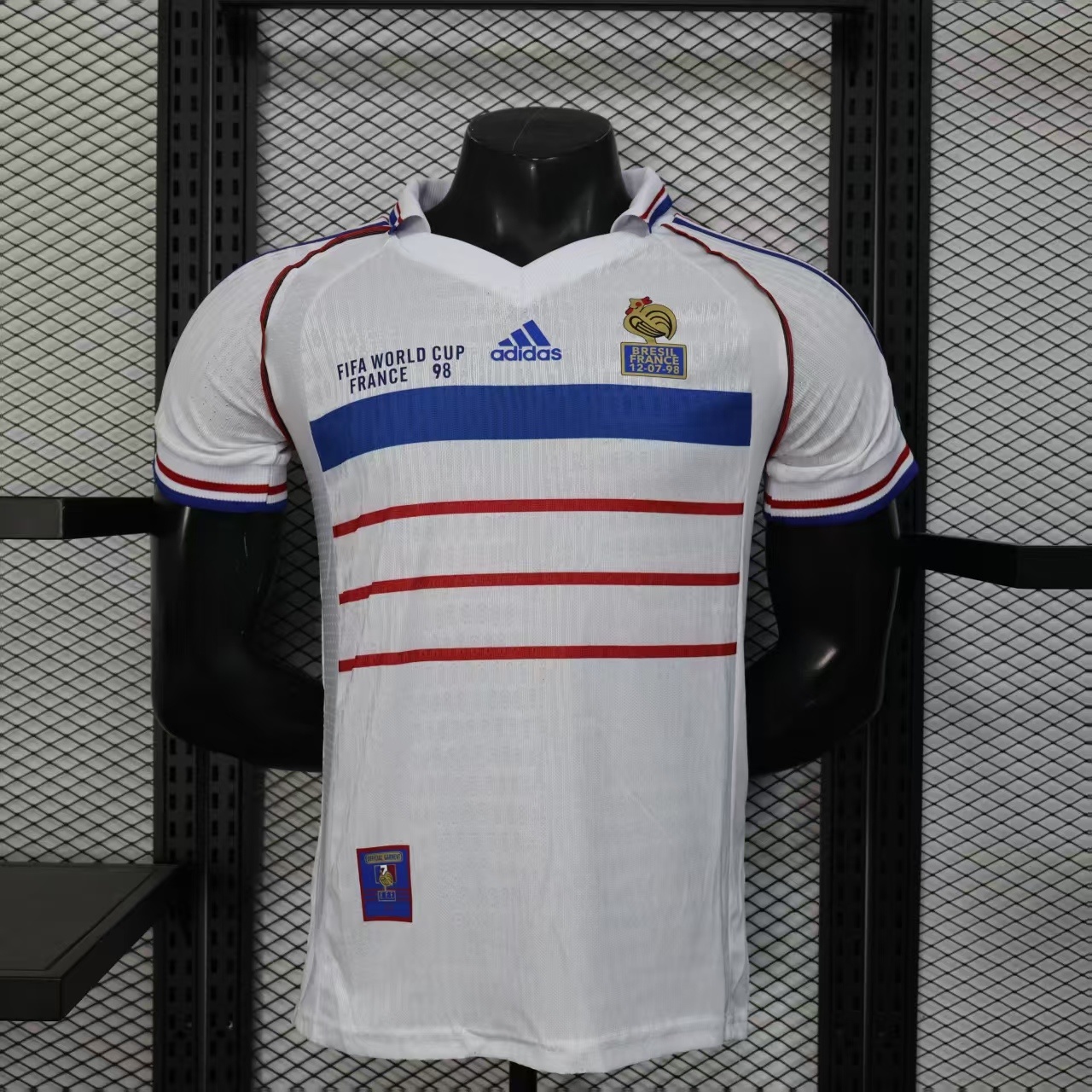 1998 Player edition France Away Jerseys :S-XXL