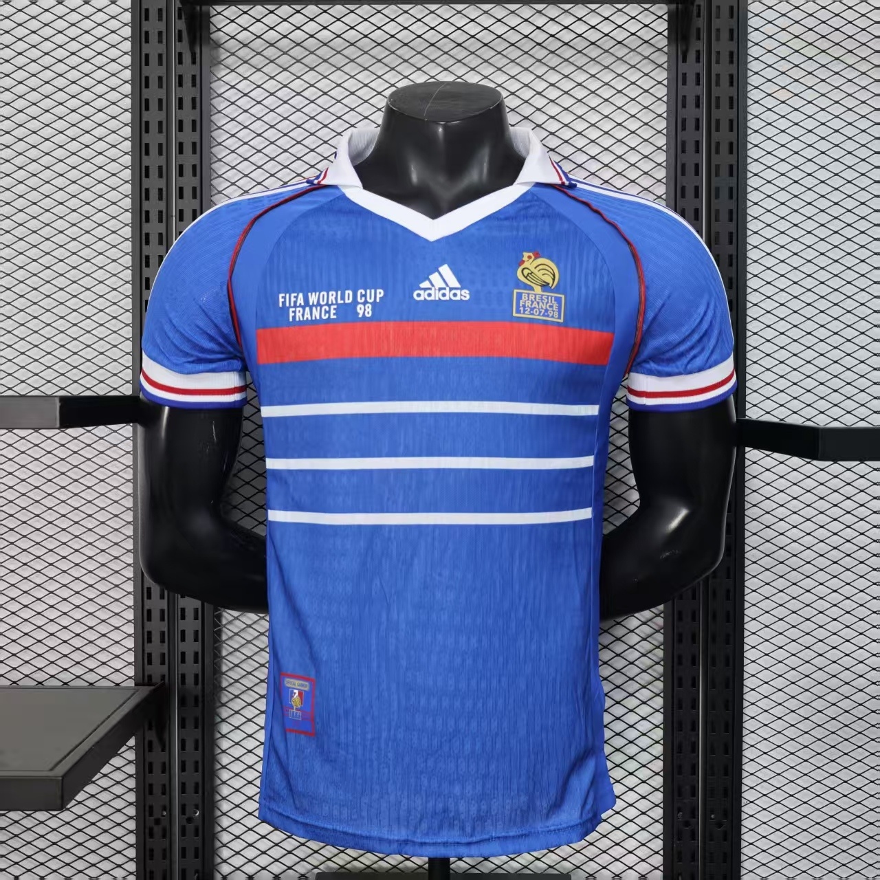1998 Player edition France Home Jerseys :S-XXL