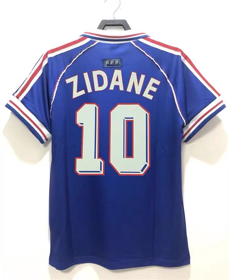 1998 Player edition France Home Jerseys :S-XXL