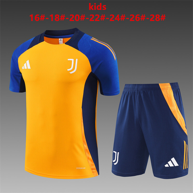 2025-26 Kid Short-sleeved  Juventus training suit 16#-28#